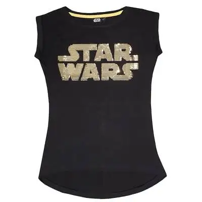 Buy Disney Star Wars Women T-Shirt Reversible Sequins • 10.95£