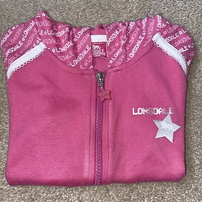 Buy Lonsdale Short Sleeve Zip Up Jacket Size 5-6 Years • 1£