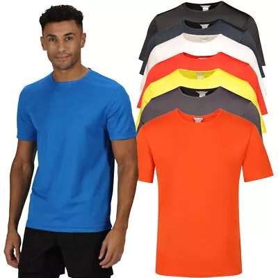 Buy Regatta Mens Breathable T Shirt Cool Dry Running Performance Sports Wicking Gym • 9.99£