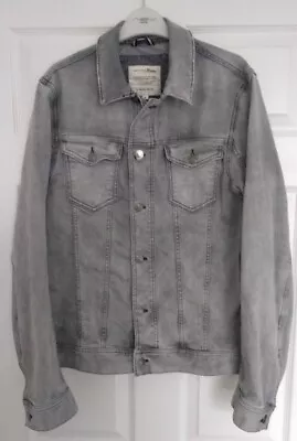 Buy Medium Mens Grey Denim Jacket Tom Tailor • 3.99£