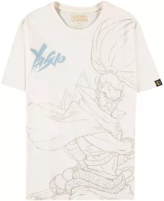 Buy League Of Legends Yasuo - Screen-Printed Men's T-Shirt White M • 30.82£