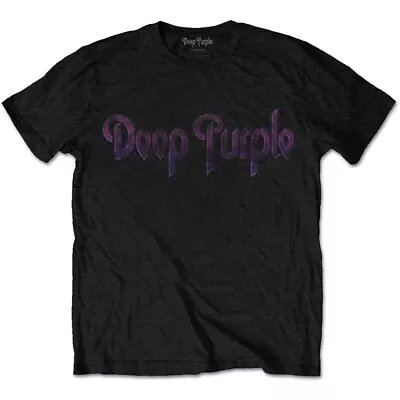 Buy Deep Purple Vintage Logo Black T-Shirt - OFFICIAL • 14.89£