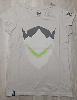 Buy Overwatch Women's T-Shirt Size Small Grey Hero Natural Graphic T-Shirt Blizzard • 9.99£