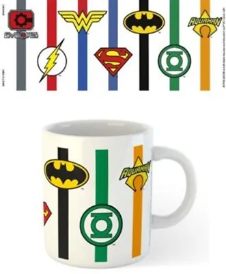 Buy Impact Merch. Mug: DC Comics - Justice League Logos Stripes Size: 95mm X 110mm • 9.45£