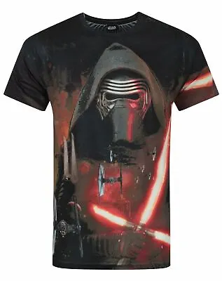 Buy Star Wars Force Awakens Kylo Ren Lightsabre Sublimation Men's T-Shirt • 17.99£