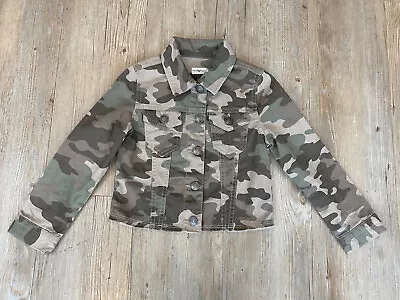 Buy F&F Girls Camouflage Denim Jacket Age 5 - 6 Years • 6.99£