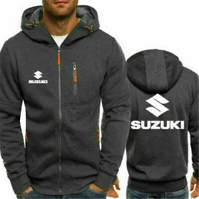 Buy 2023 HOT Suzuki Hoodie Casual Hooded Jacket Full-Zip Coat Sweater • 29.99£
