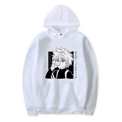 Buy Demon Slayer Hoodie Men Hip Hop Pullover 2D Print Anime Jumper Hooded Sweatshirt • 18.89£