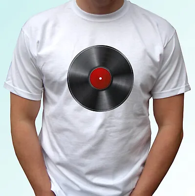 Buy Vinyl Disc T Shirt Song Records Top Gift Tee Music Spinner Mens Womens Kids Size • 9.99£