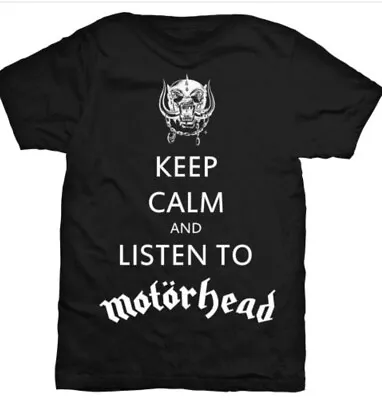 Buy Motorhead Keep Calm T Shirt Official Merch New Size Small • 17.39£