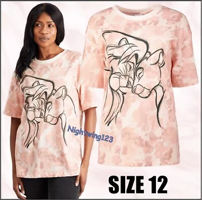Buy TU Size 12 Disney Lion King Simba & Nala Boyfriend Fit T-Shirt Top 100% Cotton • 12.99£