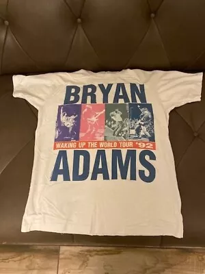 Buy Vintage Concert T.Shirt Bryan Adams Waking Up The World Tour 1992 • 15£