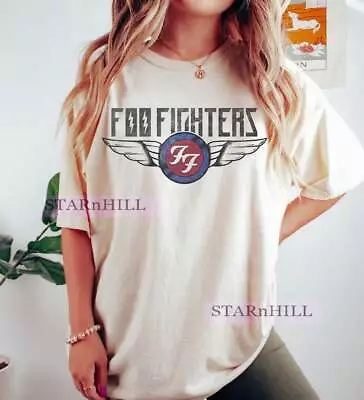 Buy Foo Fighters Wings Logo Shirt, Foo Fighters Tour 2024 Shirt, Foo Fighter Rock • 20.35£