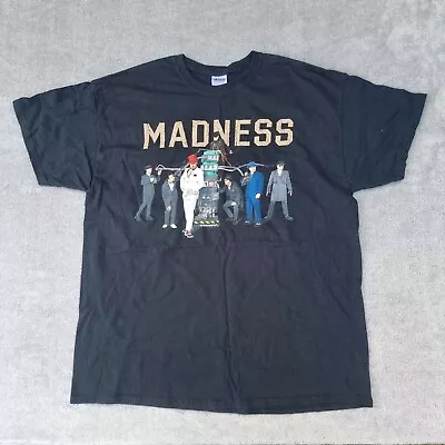 Buy Madness Madhead Tour T-Shirt Size XL Black Cotton Band Music 2014 • 21.49£