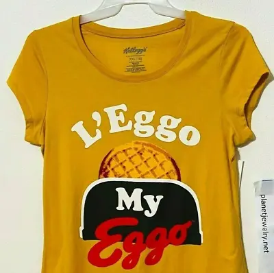 Buy L'Eggo My Eggo Kellogg's Eggo TEE Juniors Size XXL • 9.47£