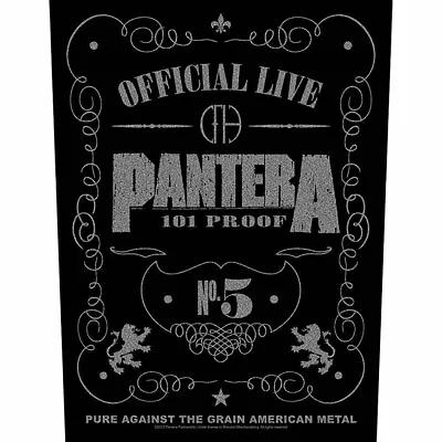Buy PANTERA BACK PATCH : 101% PROOF: Sparkle 100% Album Official Licenced Merch Gift • 8.95£