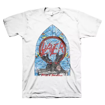 Buy Slayer Altar Of Sacrifice Logo Thrash Metal Heavy Rock Band Music Shirt SLA10592 • 39.55£