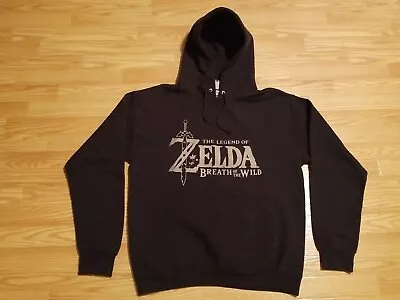 Buy Legend Of Zelda Breath Of The Wild Black Hoodie Medium M • 14.17£