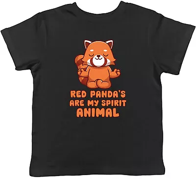 Buy Red Panda Kids T-Shirt Are My Spirit Animal Bamboo Childrens Boys Girls Gift • 5.99£