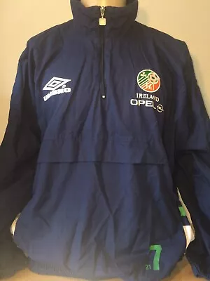 Buy Republic Of Ireland Umbro Player Issue Training Jacket 1998 • 9.99£