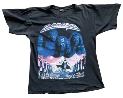 Buy Gamma Ray T Shirt Large Vintage Single Stitch 90s Double Sided Rare • 120£