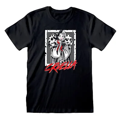 Buy Disney 101 Dalmatians Cruella Official Merchandise T-Shirt - New • 19£