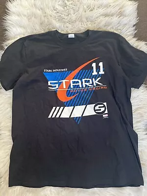 Buy Iron Man Stark Industries Stark Motor Racing T-Shirt Black Size Small Marvel • 10£