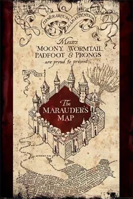 Buy Impact Merch. Poster: Harry Potter - The Marauders Map 610mm X 915mm #305 • 8.19£