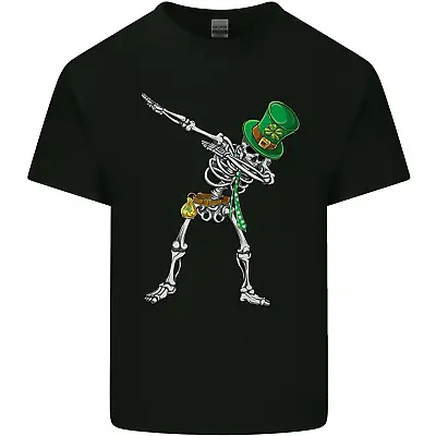 Buy St Patricks Day Dabbing Skeleton Skull Mens Cotton T-Shirt Tee Top • 8.75£