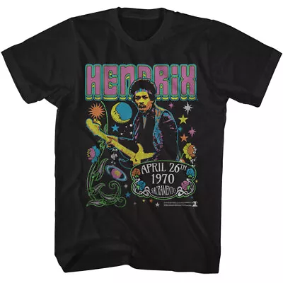 Buy Jimi Hendrix Live April 26th 1970 Sacramento Men's T Shirt Rock Band Music Merch • 47.95£
