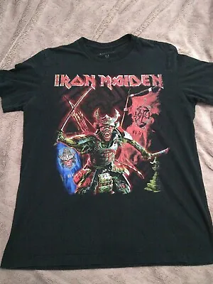 Buy Iron Maiden T Shirt Eddie Samurai Senjutsu Size Medium Heavy Metal Rock  • 11£