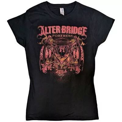 Buy Alter Bridge Fortress Batwing Eagle Short Sleeve Tee Black New • 23.12£
