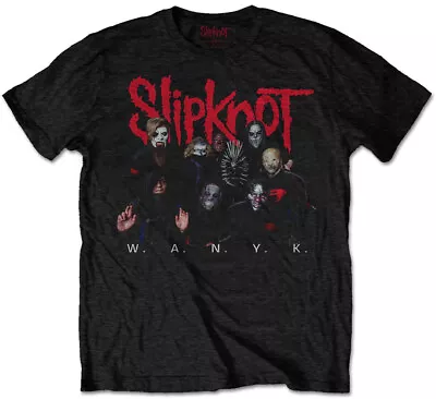 Buy Slipknot WANYK Logo Black T-Shirt OFFICIAL • 16.59£