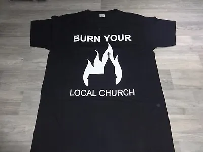 Buy Shirt Anti Religion Hate Anti Church DSBM HORNA TSJUDER VENOM MANTAS MENTORS  • 18.95£