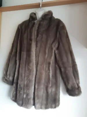 Buy ASTRAKA Of LONDON Anne Tyrrell Vintage Faux Fur Winter Coat UK 10 EU 38 US 6 • 39.95£