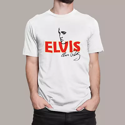 Buy Elvis Presley T Shirt The King Rock N Roll Classic Retro Gift Adults Kids • 8.99£