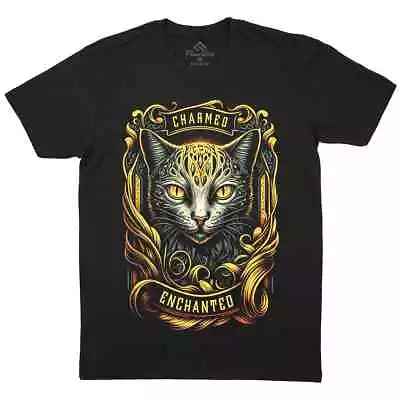 Buy Mystic Cat Mens T-Shirt Animals Magic Moon Witchcraft Spells Occult E290 • 11.99£