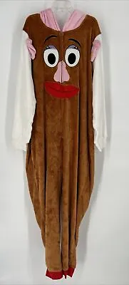 Buy Disney Toy Story Mrs Potato Head One Piece Pajama Small Plush Hooded Full Zip 3X • 19.49£