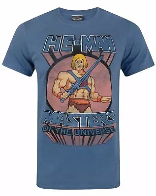 Buy Masters Of The Universe Blue Short Sleeved T-Shirt (Mens) • 14.99£