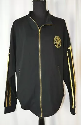 Buy Jagermeister Women's Full Zip Lightweight Jacket Black Large Cotton Gold Trim  • 30.36£