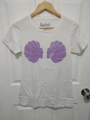 Buy Adorkable Apparel Little Mermaid Sea Shells T-shirt Size M Ariel Traci J Hines • 8£