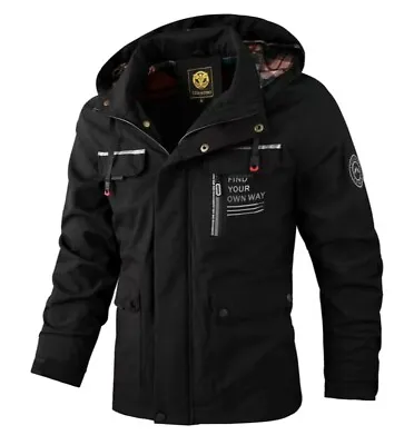 Buy Men's Fashion Casual Windbreaker Bomber Jacket Coat, Autumn Outdoor Size XL UK  • 19£