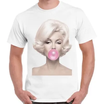 Buy Marilyn Monroe Bubble Gum Funny Gift Present Retro Vintage Unisex T Shirt 1741 • 6.35£