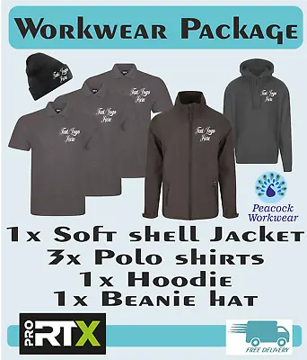 Buy Work Wear Package. Embroidered Workwear. Personalized Workwear. Work Wear Bundle • 74.99£