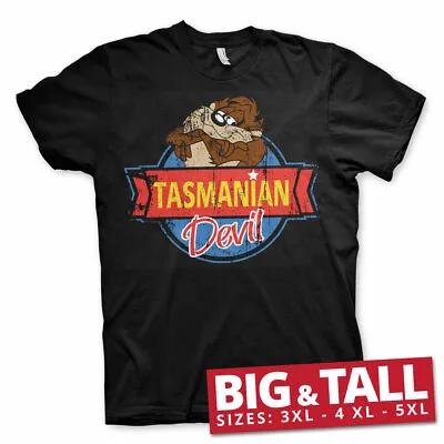 Buy Licensed Looney Tunes - Tasmanian Devil BIG & TALL 3XL, 4XL, 5XL Men's T-Shirt • 20.89£