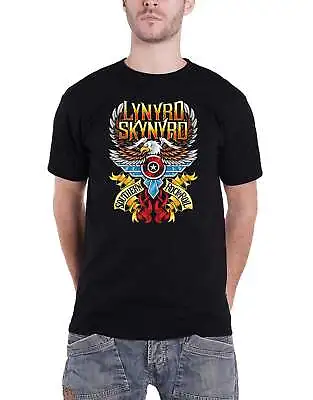 Buy Lynyrd Skynyrd T Shirt Southern Rock And Roll Band Logo New Official Mens Black • 15.95£
