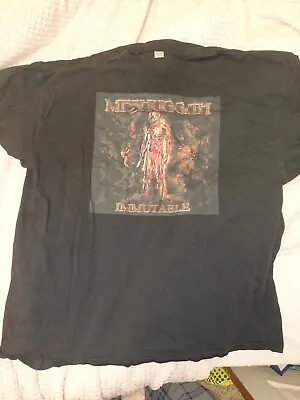 Buy Meshuggah Immutable T-Shirt Black XXL/2XL • 9.99£