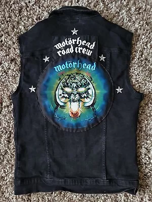 Buy MotÖrhead Custom Battle Jacket Lemmy Small 38  Chest With Patches • 30£