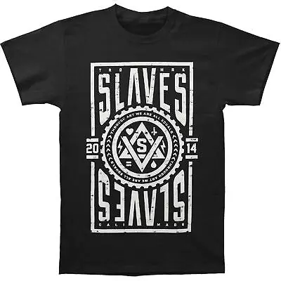 Buy Official The Slaves Icon Logo Mens Black T Shirt The Slaves Tee • 16.95£