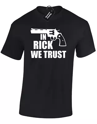 Buy In Rick We Trust Mens T Shirt Walking Grimes Daryl Dixon Dead Michonne Negan • 7.99£